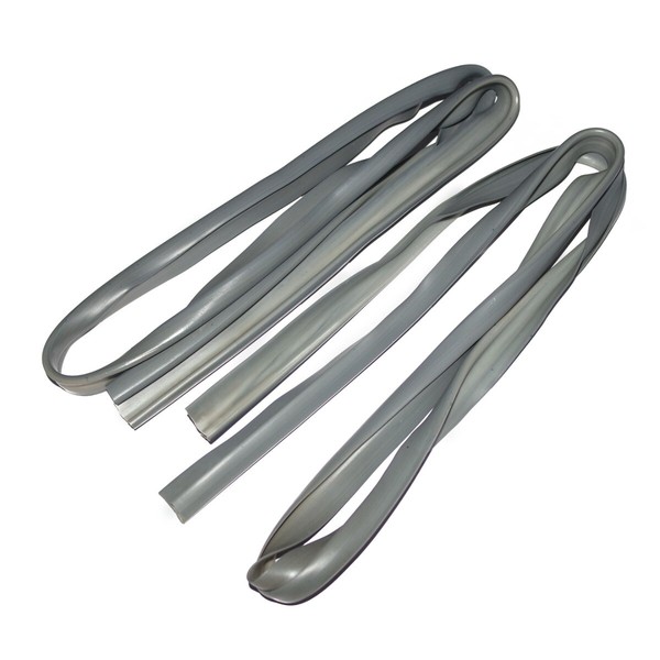 Lambretta Seitenpaneel Gummi Paar Grau Passt FüR GP LI SX TV Roller Ecs-image