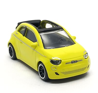 Majorette Fiat 500 icon Cabriolet Yellow - Wheel 5UBCL 1:55 (3