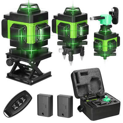 4D 16 Linien Laser Level 3°Selbstnivellierung Maschine Nivelliergerät Bodenflies