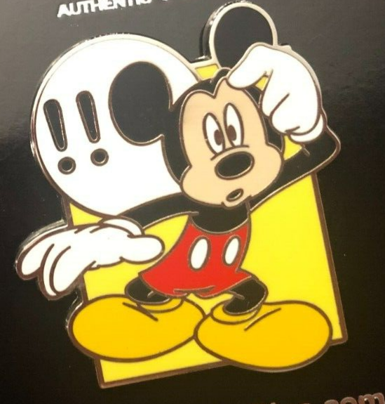 Disney pin 157042 Mickey Mouse Expressions surprised exclamation