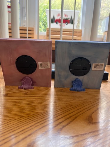 PAIR OF GIFT COLLECTION BY LINCOLNSHIRE TURQUOISE CLOCKS ONE BLUE ONE PINK - Picture 2 of 10
