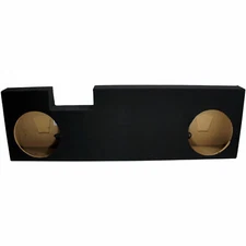 2001-2014 Ford F250 Super Crew Truck Dual 12" Stereo Subwoofer Enclosure Sub Box