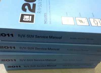 2011 Chevy Traverse Buick Enklave GMC Acadia R/V SUV Service Shop Manuell Set