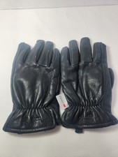 Carhartt Black Leather Gloves 3M Thinsulate Insulated Men's Size L