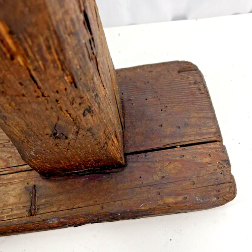 Wooden Milking Stool Single Leg Antique Farm Farming Dairy Barn Primitive - Picture 14 of 14