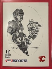 1986-87 Kraft Hakan Loob Hockey Calgary Flames