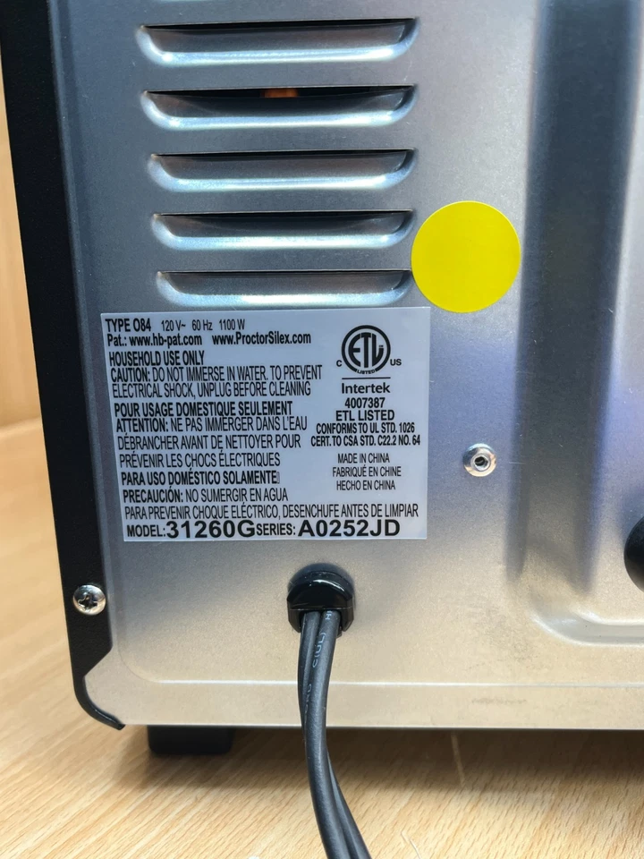 Proctor Silex 4 Rebanadas Tostadora Horno Asador Compacto 3 en 1 con Temporizador Foto 2 de 4