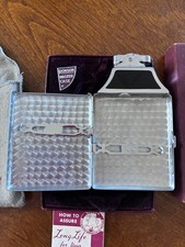 vintage ronson cigarette case lighter  - mint...