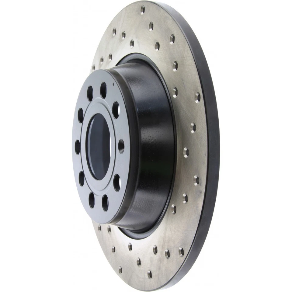 StopTech For Audi A3 Quattro 2008-2013 Brake Rotor Drilled Driver Side Rear - Image 2 of 4