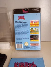 NINTENDO NES KIRBY'S ADVENTURE BOXED VGC