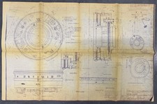 1966 Prontor 500 Electronic Shutter Engineering Blueprint Gauthier Germany