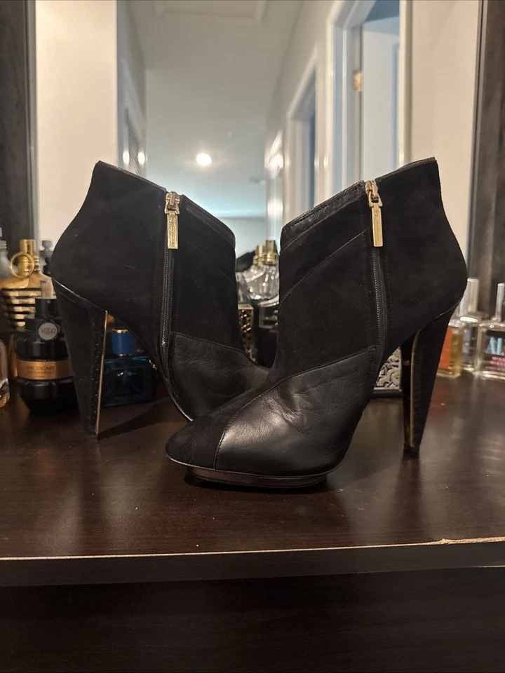 Botines Roberto Cavalli Espejo, Celebridad Usados Una Vez Firma Serpiente Foto 3 de 4