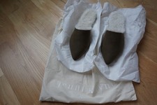 Jenni Kayne Laurel Suede, Shearling-Lined Mule, Size 38, NEW- Never Worn