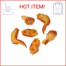 Honbay 6PCS Lifelike Artificial Fake Food PVC Chicken Legs Chicken Wings Realist