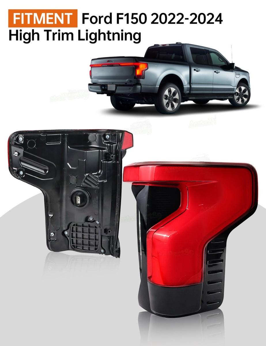 Right Side Tail Light For 2022 2023 24 Ford F150 F-150 Lightning
