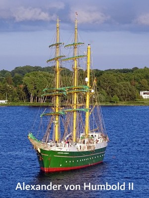 Alexander von Humboldt II Kühlschrankmagnet   Deutsches Segelschiff Maritime Edi