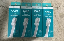 Quip Sonic Brush Head Refill Single Head Soft New In Box Lot Of 4