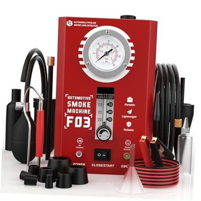 Smoke Machine Automotive with Flow Meter & Pressure Gauge EVAP Smoke Leak F03