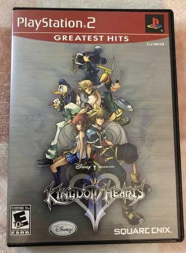 New ListingKingdom Hearts II GH (Sony PlayStation 2, 2007) PS2 Complete CIB Tested