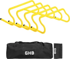 Agility Hurdles 8" Speed Agility Training Hurdles, Detachable Sturdy Hurdles Tra