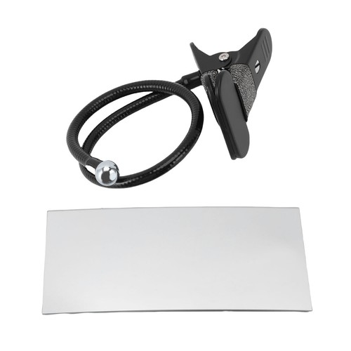 Clamp On Security Mirror Sturdy Flexible Convex Cubicle Mirror Rectangle ABS - Picture 10 of 22