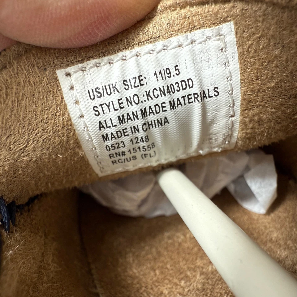 Nuevo en caja Mocasines Kenneth Cole New York Jason Penny Azul Marino Niños Talla 11 Foto 3 de 4