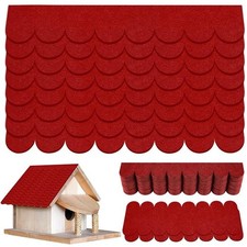 32Pcs Self-Adhesive Felt Roof Shingles, Roofing Felt for Bird House