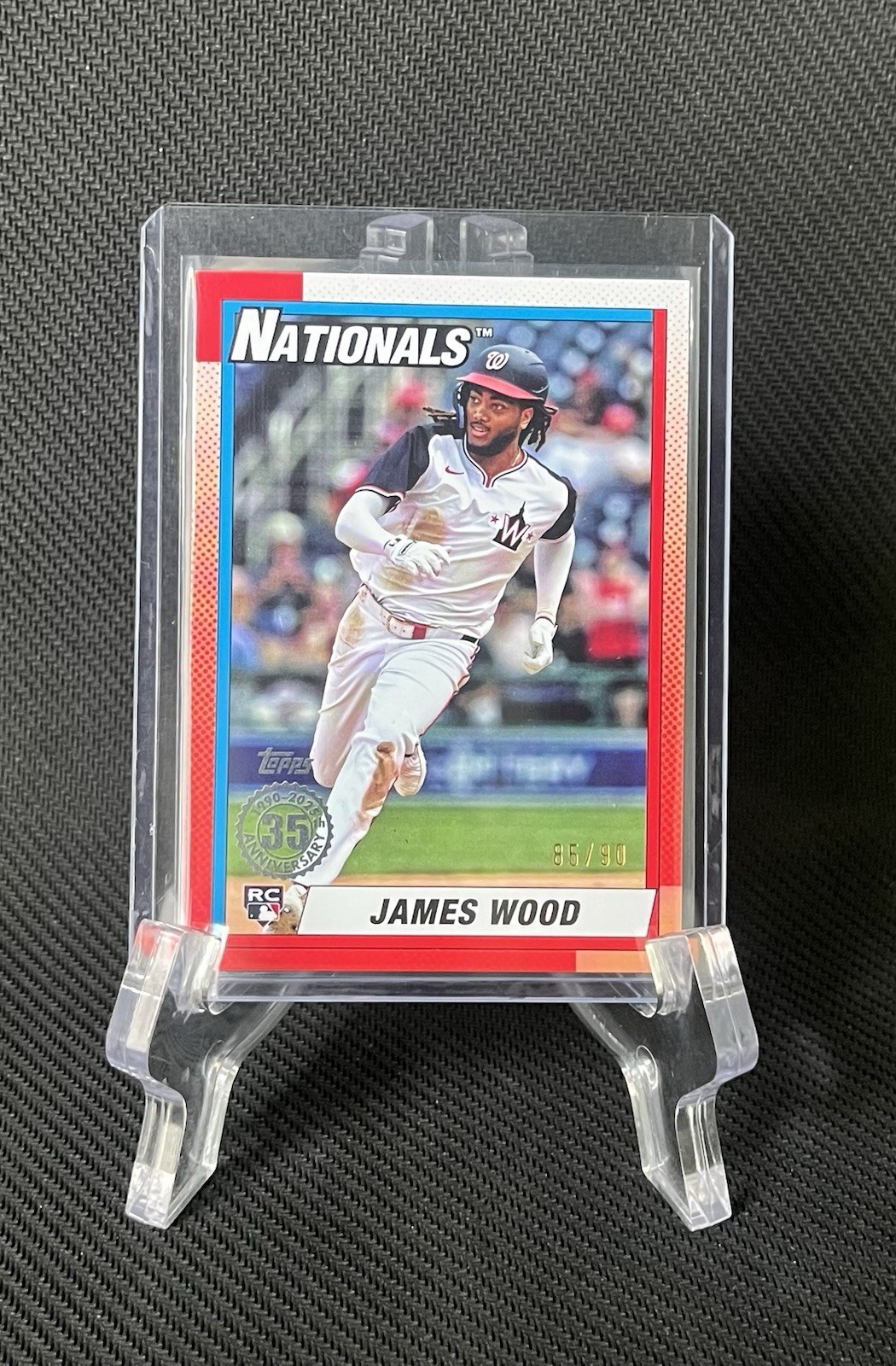 James wood 2025 Topps series 2 1990 variation /90 sp