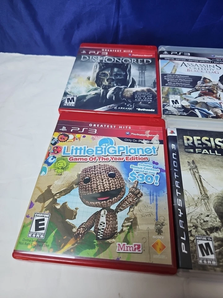 PS3 10 游戏完整带手册-Dishonored-Uncharted 2-使命召唤-蝙蝠侠  — 第 2/4 张图片