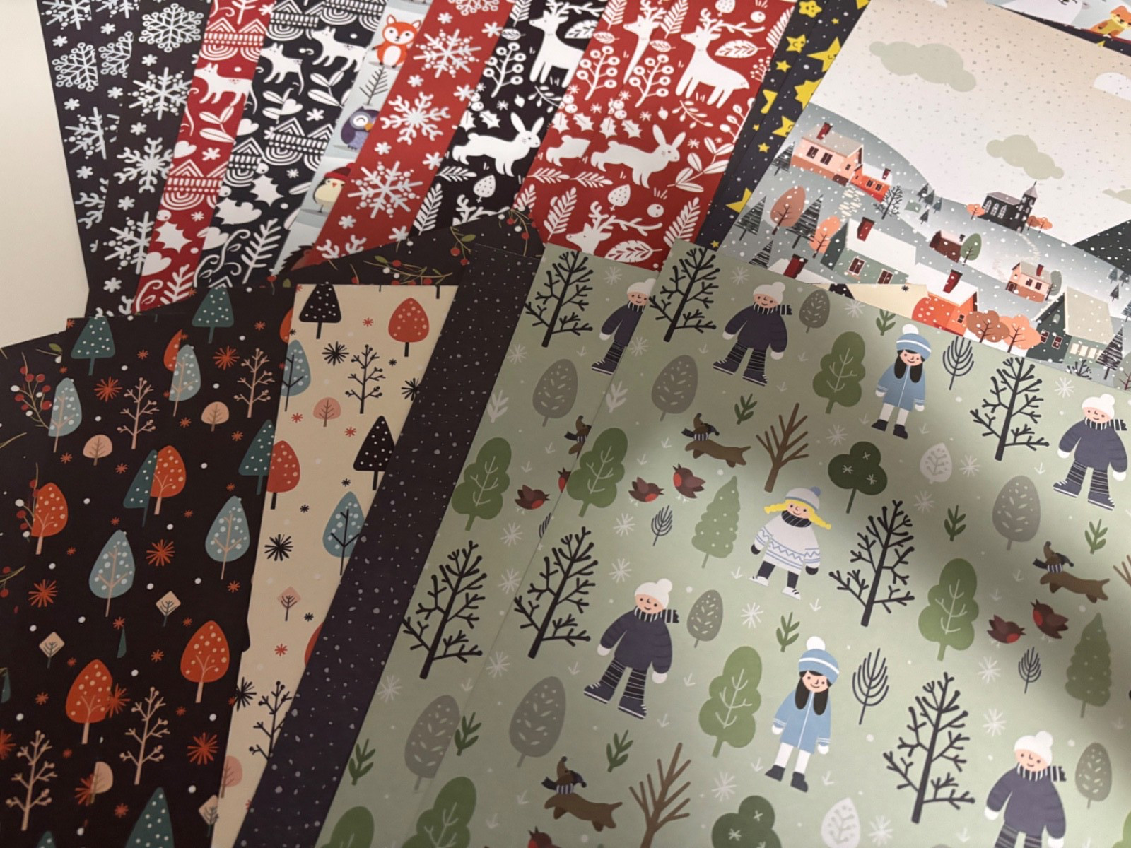 Festive Fayre Winter theme Card and Scrapbooking kit