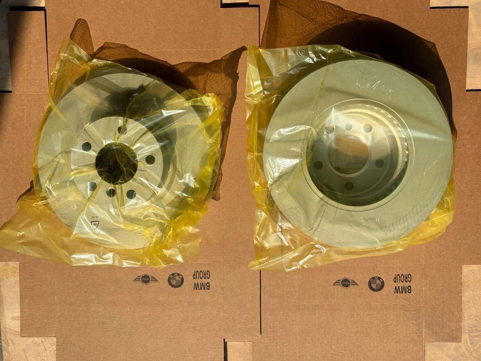 ★ NUEVO OEM Genuino BMW X3 X4 Kit de Freno Delantero y Trasero F25 Rotores Pastillas 34106879122 ★ Foto 2 de 4