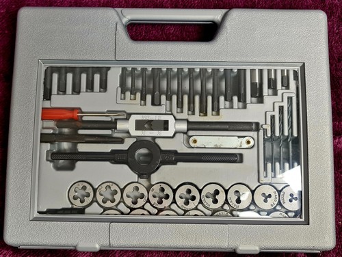 Screw Fix 51 Piece Carbon Steel Tap and Die Set - Complete - VGC - Picture 3 of 5