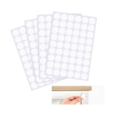216PCS Screw Hole Covers, Round 21mm /0.82inch, Waterproof PVC Furniture Stic...
