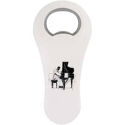 Flaschenöffner Kühlschrankmagnet ''Minimalist Jazz Pianist'' (BO00085875)