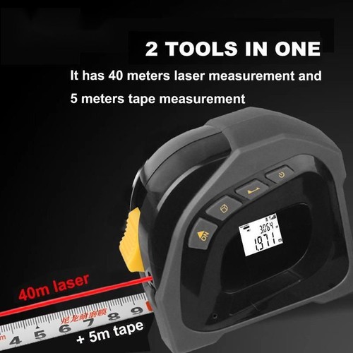 Mètre à ruban large longueur 5M avec télémètre laser incorporé portée de 40m - 第 3/6 張圖片
