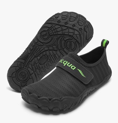 Racqua Mädchen Schwarz und Grün Aqua Wasserschuhe UK Größe 4,5 EU36