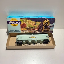 Athearn #1902 HO Scale DOW Chemical #4057 55' ACF Center Flow Hopper Built Boxed