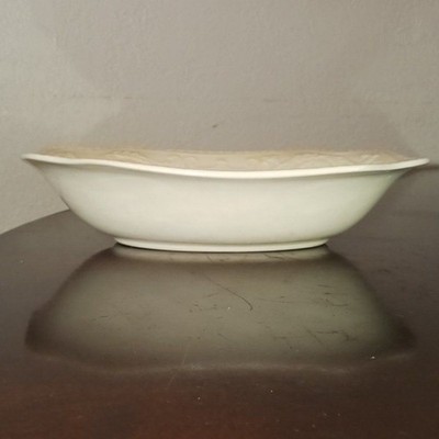 VTG Adam Antique by Steubervill  bowl embossed vegetable bowl  white off