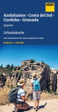 ADAC Urlaubskarte E Andalusien, Costa del Sol 1:200 000 | (Land-)Karte | 1 S.