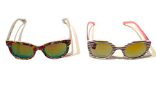Lot of 2 Shopkins Sunglasses 100% UV Protection - Lots of Shopkins + Strawberry