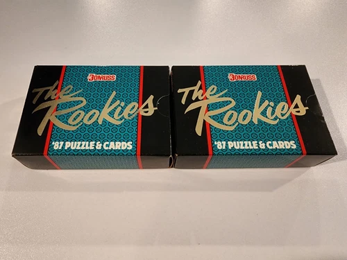 (2) 1987 Donruss The Rookies Baseball Factory Sealed Set Case Fresh Clean HOF RC