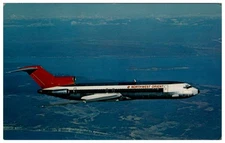 Northwest Orient Airlines Boeing 727 200 Airplane Vtg Aviation Postcard c1970s