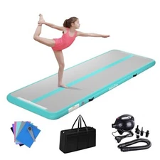 Air Mat Tumble Track 4 inches Thickness Inflatable Gymnastics Mat for Home 