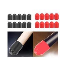 10 Pieces Billiard Tip Covers, Sturdy Pool Cue Head Cover for Billiard Tips