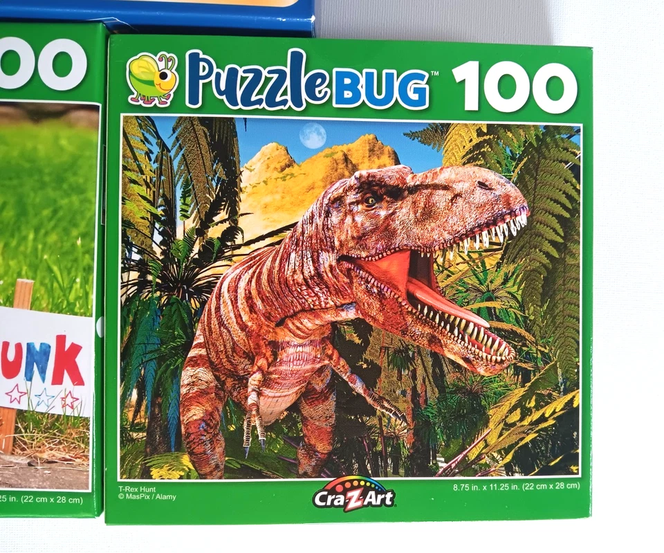 3 Puzzlebug by CraZArt Jigsaw Puzzles 500 Piece & Two 100 Piece New Clueless - Image 3 of 4