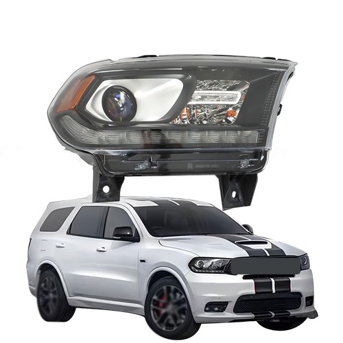 Headlight Single Projector For dodge durango 2016-2020 Headlamps R Side Clear - Picture 12 of 12