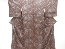 7698208: JAPANESE KIMONO / ANTIQUE KIMONO / TAISHO ROMAN STYLE / SILK / ABSTRACT