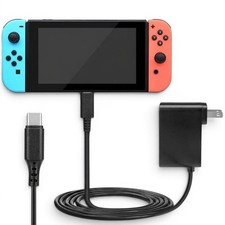 For Nintendo Switch AC Adapter Power Supply Wall Charger Built-In Protector Chip