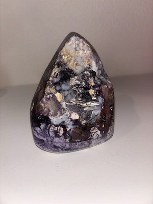 Tiffany Stone Free Form Purple Blue Druzy Mosaic Crystal Mineral Specimen Utah