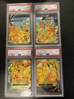 English Non-Seq 2021 Pokemon Celebrations SWSH Pikachu V-Union Set of 4 PSA 9